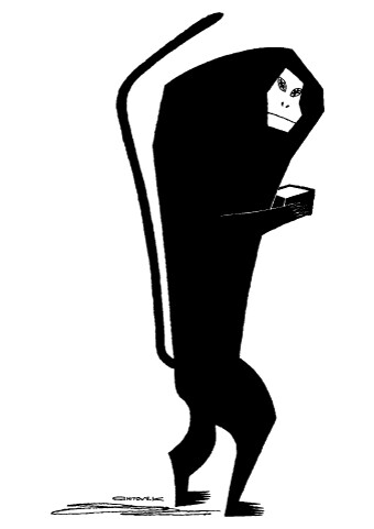 品川猿のイメージイラスト